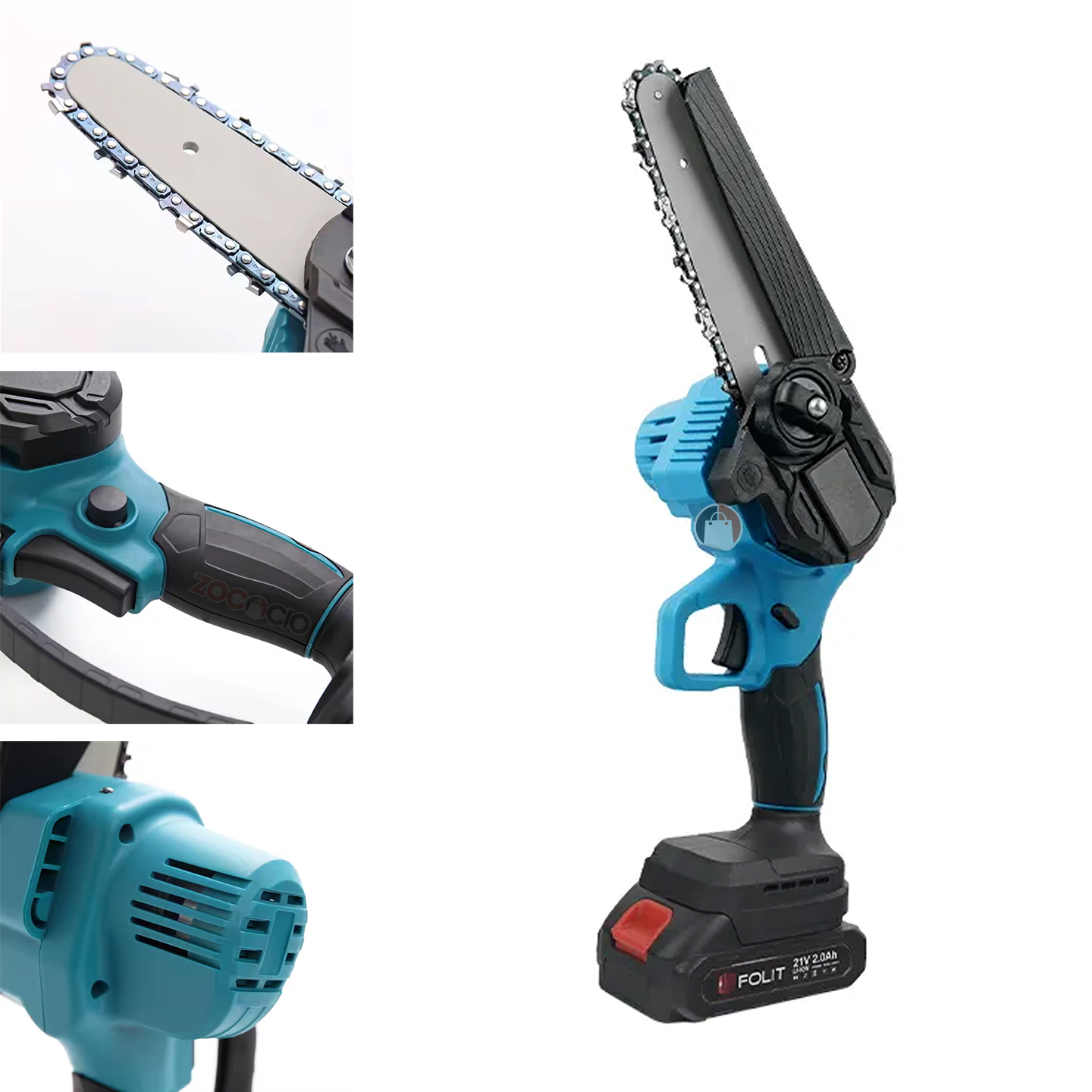 Miniatura 4 de Mini Moto Sierra Inalámbrica Portable Re